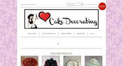 Desktop Screenshot of ilovecakedecorating.com